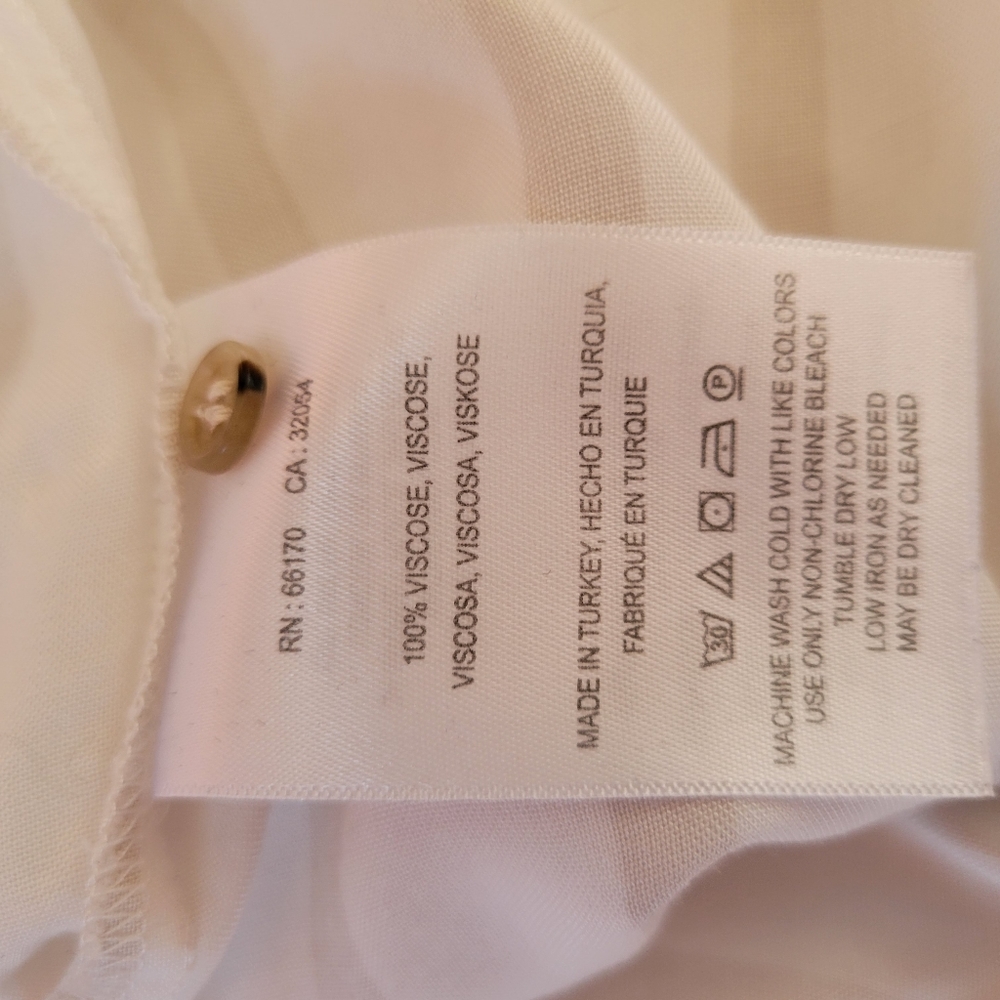 Anthropologie Maeve Sandbridge Button Down Tie‎ Front Top XS - Picture 15 of 16